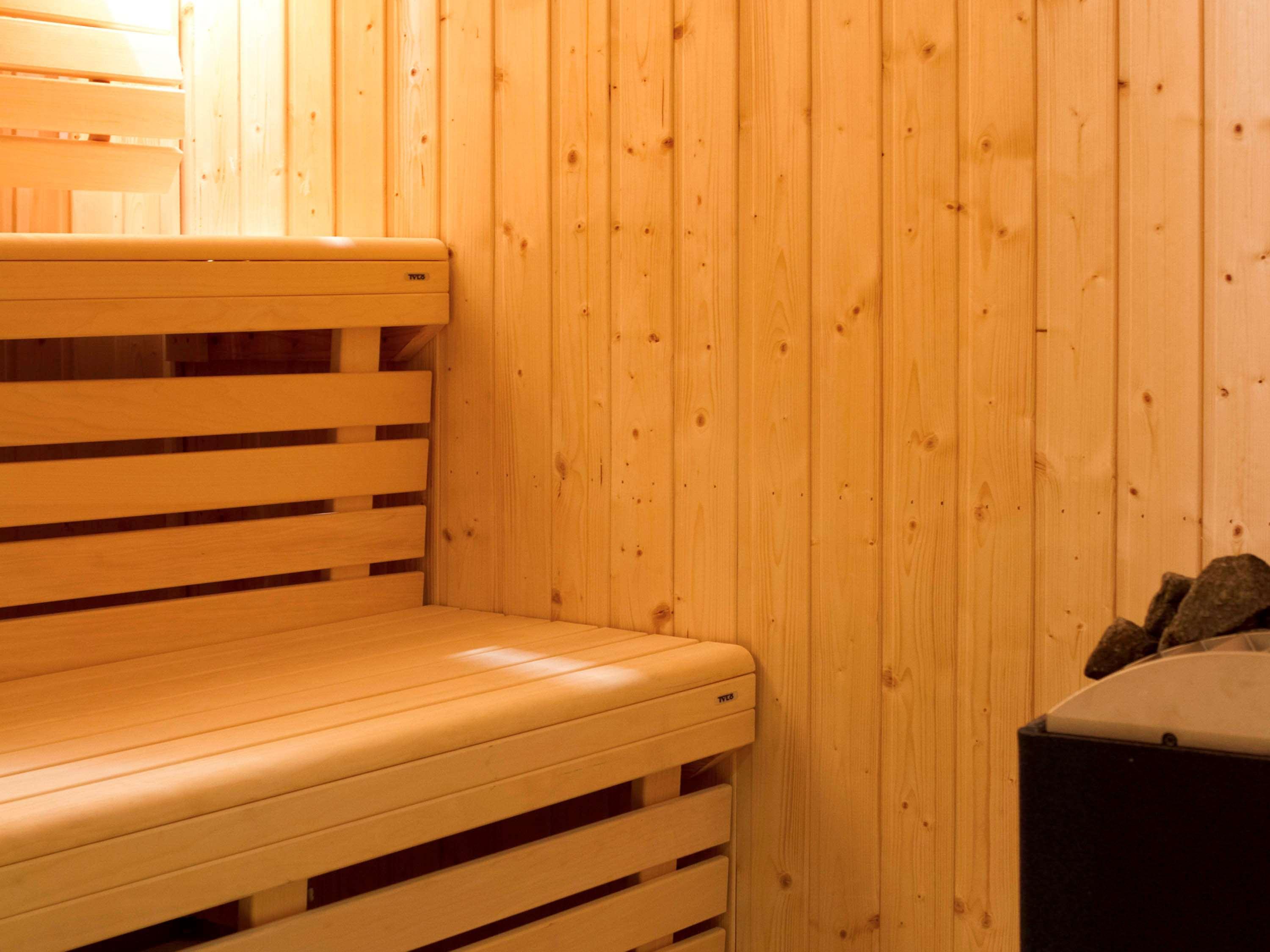 Sofitel Montevideo Casino Carrasco & Spa Dış mekan fotoğraf A modern Finnish sauna